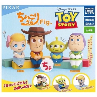 🅟🅕 กาชาปองทอยส์สตอรี่แบบนั่ง•เกาะ•ถือของ Toy Story Chokkori-san figure Sitting•Hanging•Hooking gashapon