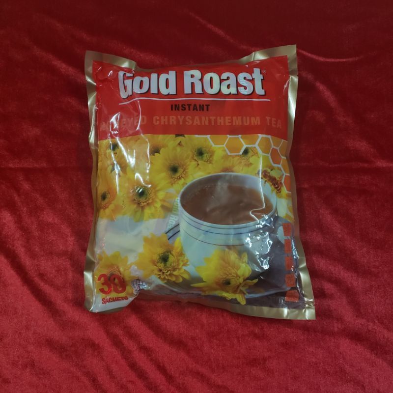 น้ำเก็กฮวย ผสม น้ำผึ้ง ปรุงสำเร็จ(ชนิดผง) ตรา Gold Roast (1 ห่อ มี 30 ซอง)