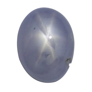 พลอย สตาร์ แซฟไฟร์ ดิบ ธรรมชาติ แท้ ( Unheated Natural Blue Gray Star Sapphire ) หนัก 1.20 กะรัต