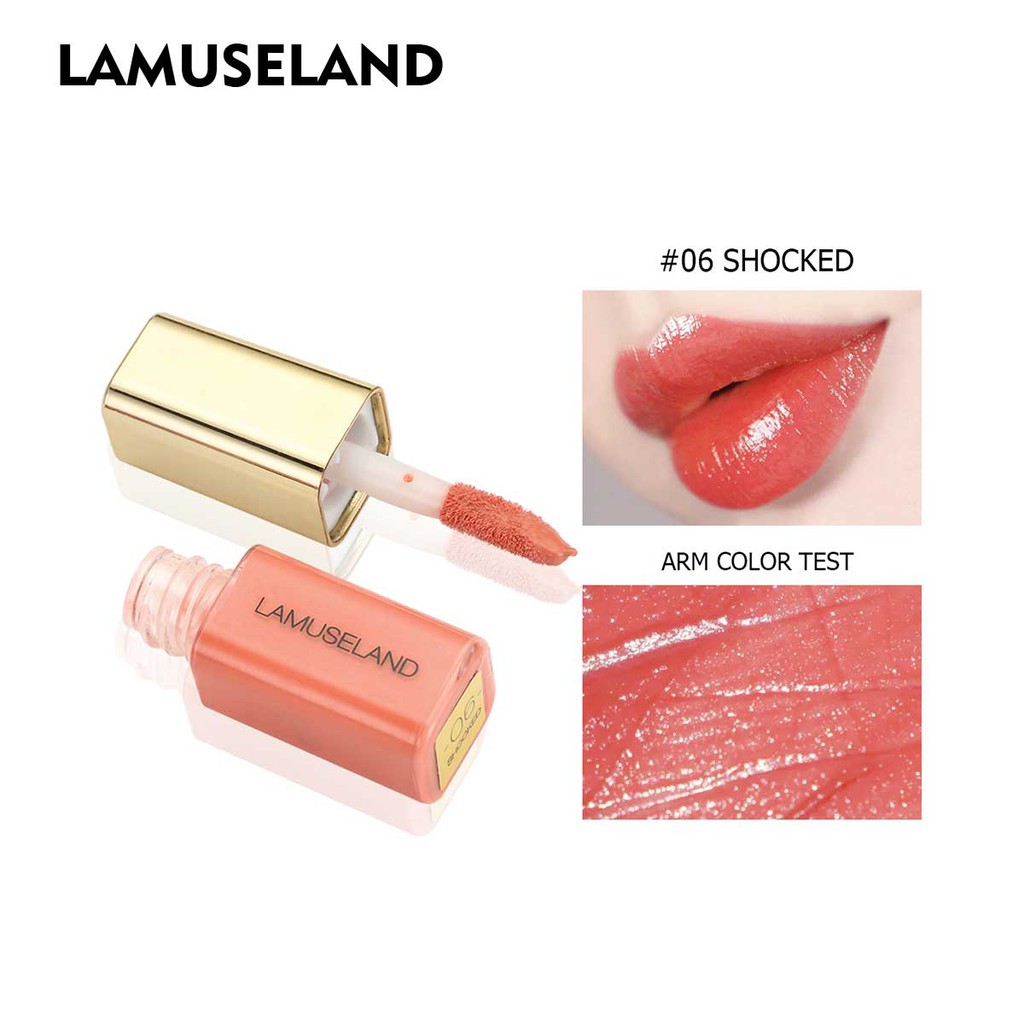 Lamuseland ลิปกลอส เนิ้อกำมะหยี่ LA0005 #8