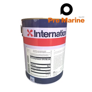 สีกันเพรียง สีขาว ยี่ห้ออินเตอร์เนชั่นแนล  ขนาด  5 ลิตร  Anti Fouling Paint  Interspeed 376 Size 5 Liters