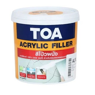 TOA Acrylic Filler ทีโอเอ อะคริลิก ฟิลเลอร์ โป๊วปูน สีโป๊วผนังอะคริลิก