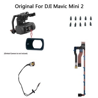 Genuine DJI Mini 2 Part 3 in 1 Flat Cable Gimbal Rubber Camera Lens Glass PTZ Signal Line Transmission Flex Wire