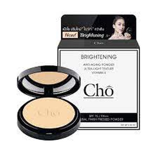 แป้ง cho Cho Brightening Anti Aging Powder โช ไบรท์เทนนิ่ง แอนตี้ เอจจิ้ง พาวเดอร์ 12g