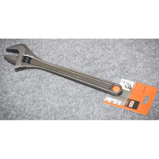 Bahco ประแจเลื่อน ชุบแข็ง ของแท้ ขนาด 15 นิ้ว รุ่น 8074 - สีดำ ( Adjustable Wrench ) กุญแจเลื่อน **ออกใบกำกับภาษีได้**