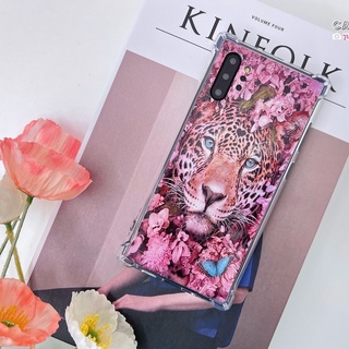 ❤️‍🔥สั่งทำ เคสลายเสือดอกไม้ พื้นกากเพชรบางๆ  i13 pro max s22 ultra note20 a53 a73 reno7 v23 เคสกันกระแทก