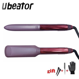 Ubeator เครื่องหนีบผมตรง เซรามิค เหล็กแบน เพลทกว้าง