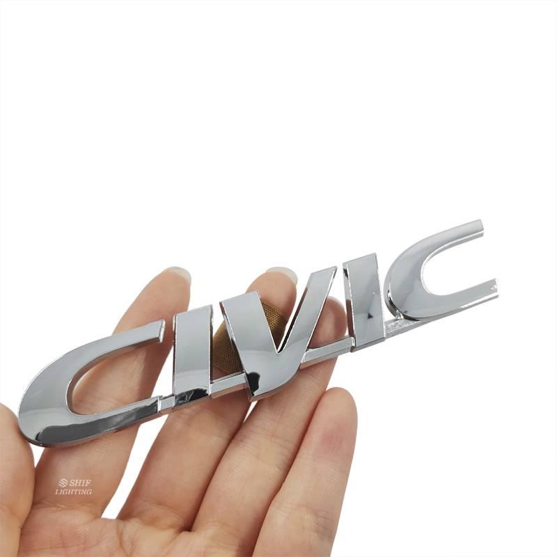 1 x ABS CIVIC FERIO โลโก้รถอัตโนมัติด้านหลังสัญลักษณ์สติกเกอร์เปลี่ยนสําหรับ HONDA CIVIC ราคา ถูกที่สุด ดีลบีเคเค แกลเลอรีภาพที่ 3