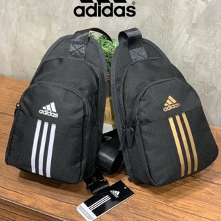 Adidas 3 stripes sport Bag กระเป๋าสะพายทรงคาดหลัง