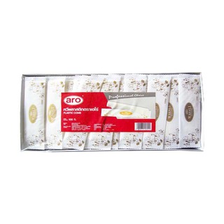 หวีพลาสติกสีขาว แพ็ค 100 ชิ้น Aero white plastic comb, pack of 100 pieces