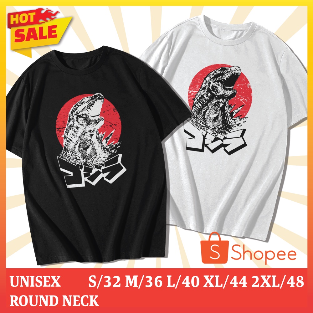 LOWRIDER เสื้อยืดคอตต้อนแท้ ไม่หด ไม่ย้วย ลายสกรีนก็อตซิลล่า GODZILLA (แขนสั้น)