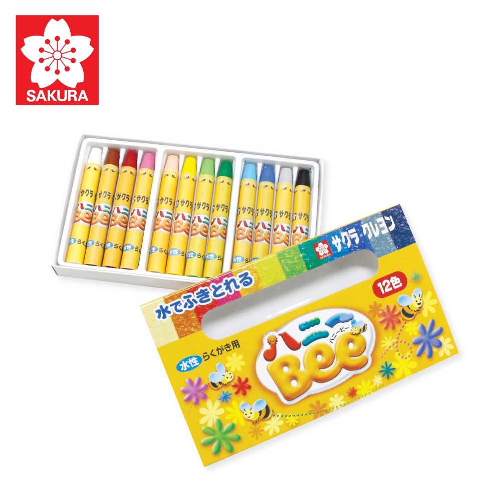 SAKURA (ซากุระ) สีเทียน Honey Bee สำหรับเด็ก