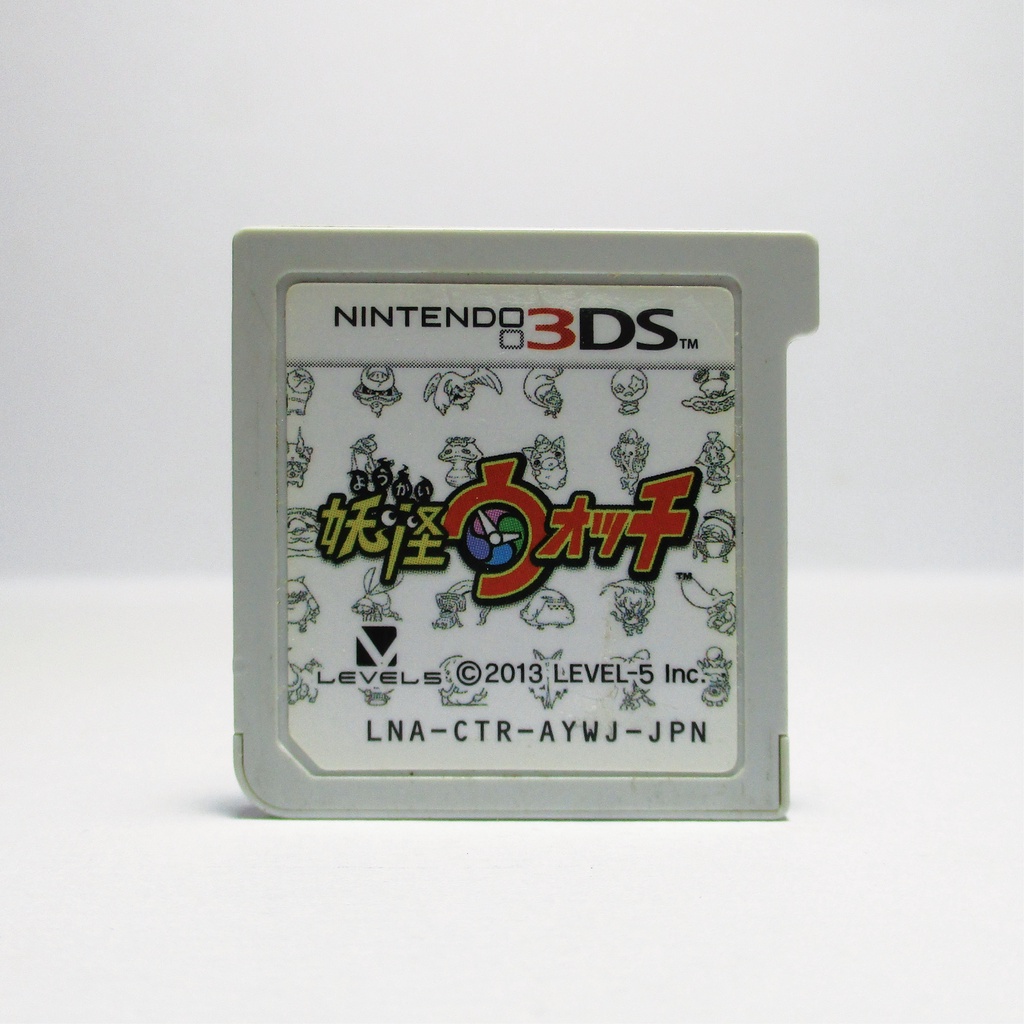 แผ่นเกม Yokai Watch (CTR-AYWJ) Yo-kai ของเครื่อง 3DS