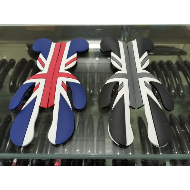 หมีกันขอบประตู รถยนต์ ลาย Union​ Jack​ mini cooper