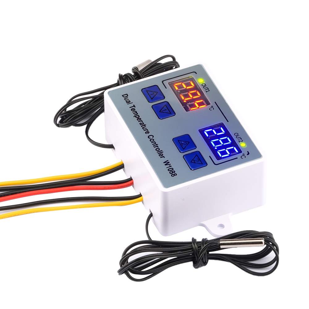 Aideepen W1088 -50°ค ~ 120°C เทอร์โมสตัทไมโครคอมพิวเตอร์ DC12V 24V AC110-220V ราคา ถูกที่สุด ดีลบีเคเค แกลเลอรีภาพที่ 4