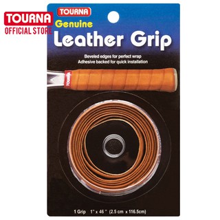 TOURNA LEATHER GRIP กริปหนังแท้. กริปไม้เทนนิส กริปไม้แบดมินตัน