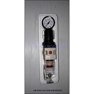 ชุดกรองลมดักน้ำ เกลียว 1/4 AW2000-02A-5UM