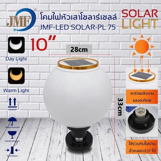 โคมไฟโซล่าเซลล์JD-X70 / X79 / PL-75 (เลือกรุ่น)ใช้ไฟได้2ระบบพลังงานแสงอาทิตย์และไฟบ้านกันน้ำทนแดด