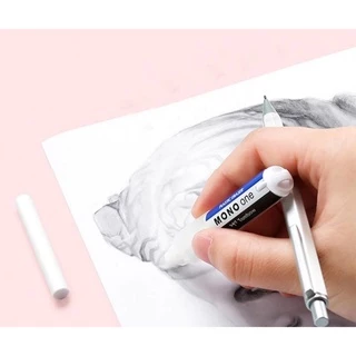 ยางลบดินสอ แบบหมุน Tombow Mono One รุ่น SSM ลบสะอาด พกพาสะดวก ยางลบลิปสติก ยางลบ โมโน ยางลบแท่ง เปลี่ยนไส้ได้