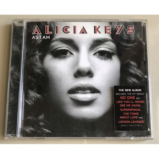 ซีดีเพลง ของแท้ ลิขสิทธิ์ มือ 2 สภาพดี...ราคา 229 บาท “Alicia Keys” อัลบั้ม “As I Am”