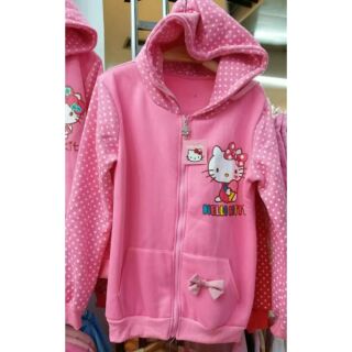 เสื้อกันหนาวมีฮู้ด hello kitty