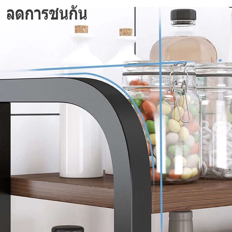 AiHome ชั้นวางเครื่องปรุง 2ชั้น ชั้นวางของในครัว   ชั้นวางของอเนกประสงค์ กันสนิม thumbnail 5