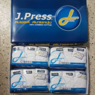 J.press 12ตัว สีขาว กางเกงในชาย F L XL