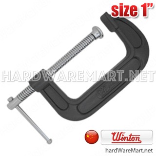 ปากกาจับชิ้นงานตัวซี 1" WINTON WT-C01 C-clamp general purpose