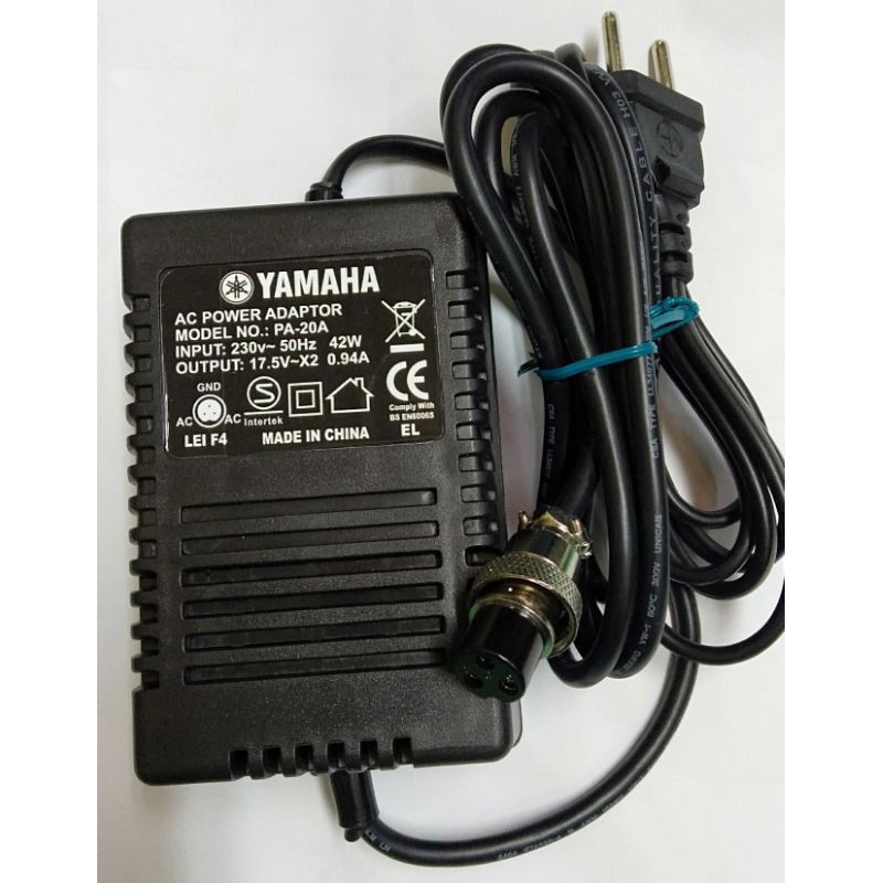 Yamaha MG16XU/MG124CX/MG166CX อะแดปเตอร์ผสม ปลั๊ก 3 พิน