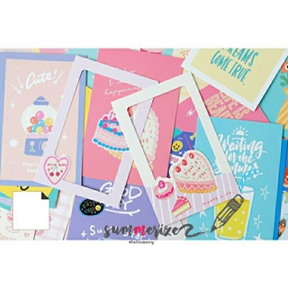 Postcard โปสการ์ด โทนสีพาสเทล หวานๆ journey DIY DESK DECOR แต่งโต๊ะ แต่งผนัง แต่งห้อง แต่งผนัง แต่งห้องน่ารัก