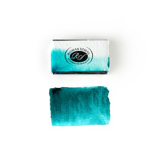 FOLIO ART : Roman Szmal Single เบอร์ 228 Transparent turquois  สีน้ำสีสดใส เกรดศิลปิน เฉดพิเศษ สีก้อน 899085228