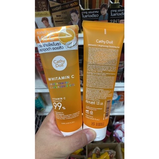 Cathy Doll Whitamin C Brightening Cleansing Gel 120ml :)