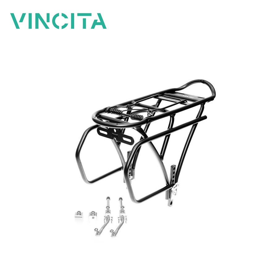 Vincita ตะแกรงหลัง รถพับ สำหรับล้อ 16-20 นิ้ว วัสดุทำจากอัลลอย - C010 การรับประกันสินค้า1ปี