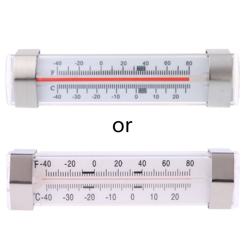 -40C to 27C LCD Refrigerator Thermometer Digital Thermometer Fridge Freezer with Adjustable Stand Ma