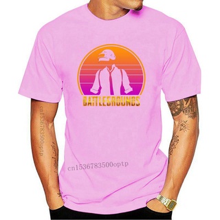 เสื้อยืดสีขาวเสื้อยืดคอกลม แขนสั้น พิมพ์ลาย Battlegrounds Vaporwave สไตล์วินเทจ แฟชั่นฤดูร้อน สําหรับออกกําลังกายS-4XL