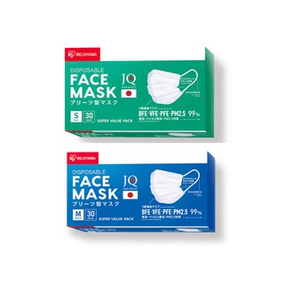 Iris Ohyama Disposable Face หน้ากากอนามัย ไอริส โอยามะ แบบกล่อง 30 ชิ้น (เลือกขนาดได้)