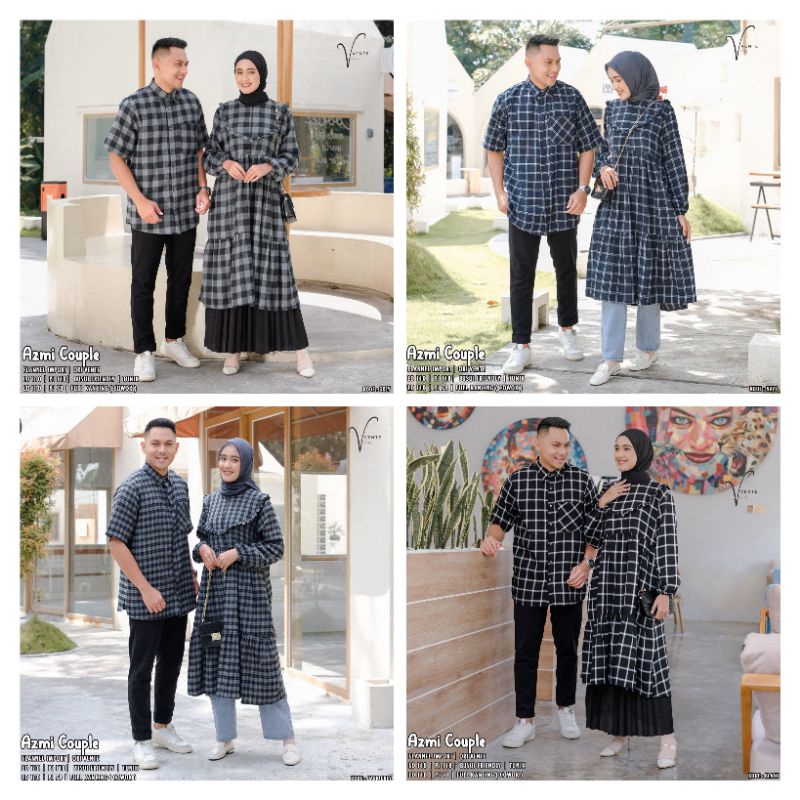KEMEJA ZS COUPLE SHIRT / AZMI, NAZMA