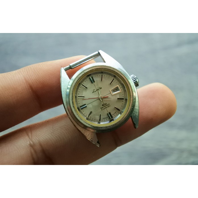 นาฬิกา Vintage มือสองญี่ปุ่น Orient Linda 21J Swimmer Lady Automatic Silver Dial 27mm 353 30500