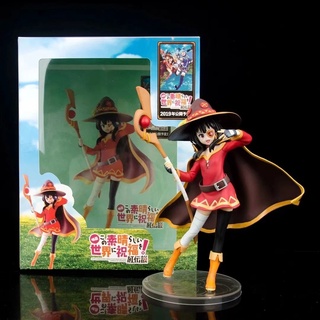 ฟิกเกอร์โมเดล Konosuba 2 Megumin Tesnai Mahoutsukai Version 1 / 7 ขนาด 20 ซม .