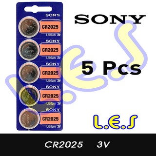 Sale!!! หมดแล้วหมดเลย ถ่านกระดุม Sony CR2025 Lithium 3V (ลดล้างสต๊อก)