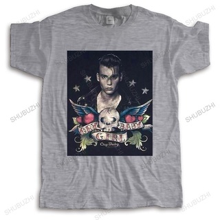 [S-5XL]ขายดี Homme เสื้อยืดแขนสั้น คอกลม พิมพ์ลาย Johnny Depp แฟชั่นฤดูร้อน สําหรับเด็ก