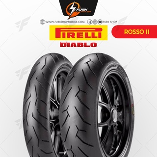 ยาง/ยางรถมอเตอร์ไซค์/ยางบิ๊กไบค์ PIRELLI DIABLO ROSSO II ยางซุปเปอร์สปอร์ตถนน ท่ีคุ้มค่าท่ีสุด ขายดีท่ีสุด!! 2 คอมปาวด์