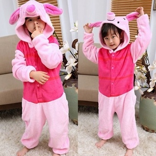 7C268 ชุดเด็ก ชุดมาสคอต ชุดนอนแฟนซี หมู หมูพิกเล็ต วินนี่ เดอะ พูห์ Mascot Piglet Winnie the Pooh Costumes