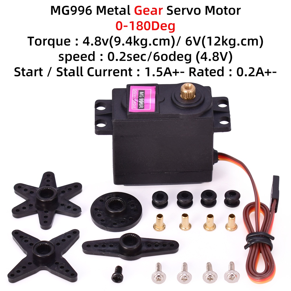 MG995 MG996r SG90 9g MG90s 180° เซอร์โวไมโครมอเตอร์สําหรับเครื่องบินปีกคงที่ อาร์ซี