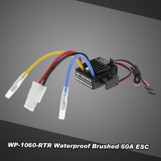 Wp - 1060 - Tr Brushed 2 S 3 S - 60 A Esc 1 / 10 Tamiya Traxxas Redcat Hsp อุปกรณ์เสริมของเล่นสําหรับเด็ก