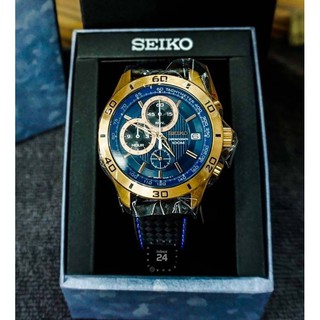 New Seiko SSB198P1 สายหนัง