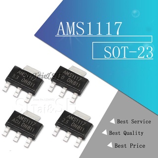 20PCS AMS1117 AMS1117-3.3V AMS1117-ADJ AMS1117-1.8 AMS1117-1.2 AMS1117-5.0 AMS1117-2.5 AMS1117-3.3 AMS1117-5.0 AMS1117-1.5