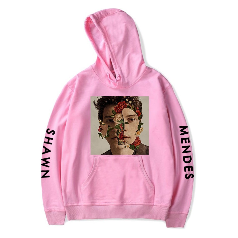 Shawn Mendes Hoodies ผู้ชายยอดนิยมเสื้อกันหนาว Hooded Harajuku Shawn Mendes Hoodie