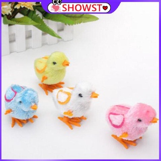 ⭐SH-PFF⭐❤Cute Little Toy Stuffed Chicken Chain Clockwork Chick Chicken Kids Toys