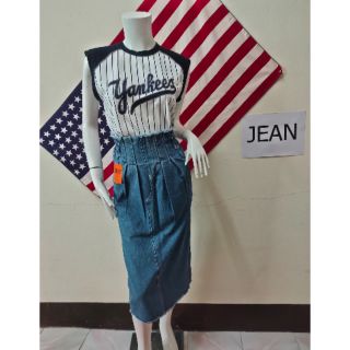รหัส(Z4)
👖กระโปรงยาว แบร์น  
👗เอว22-26"
